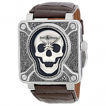 Aviation Black Skull Dial Men's Limited Edition Watch