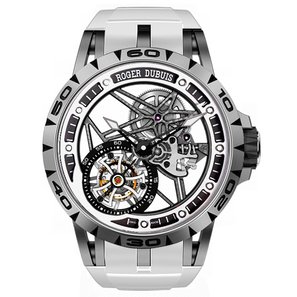 Roger Dubuis Excalibur Spider Skeleton Flying Tourbillon White